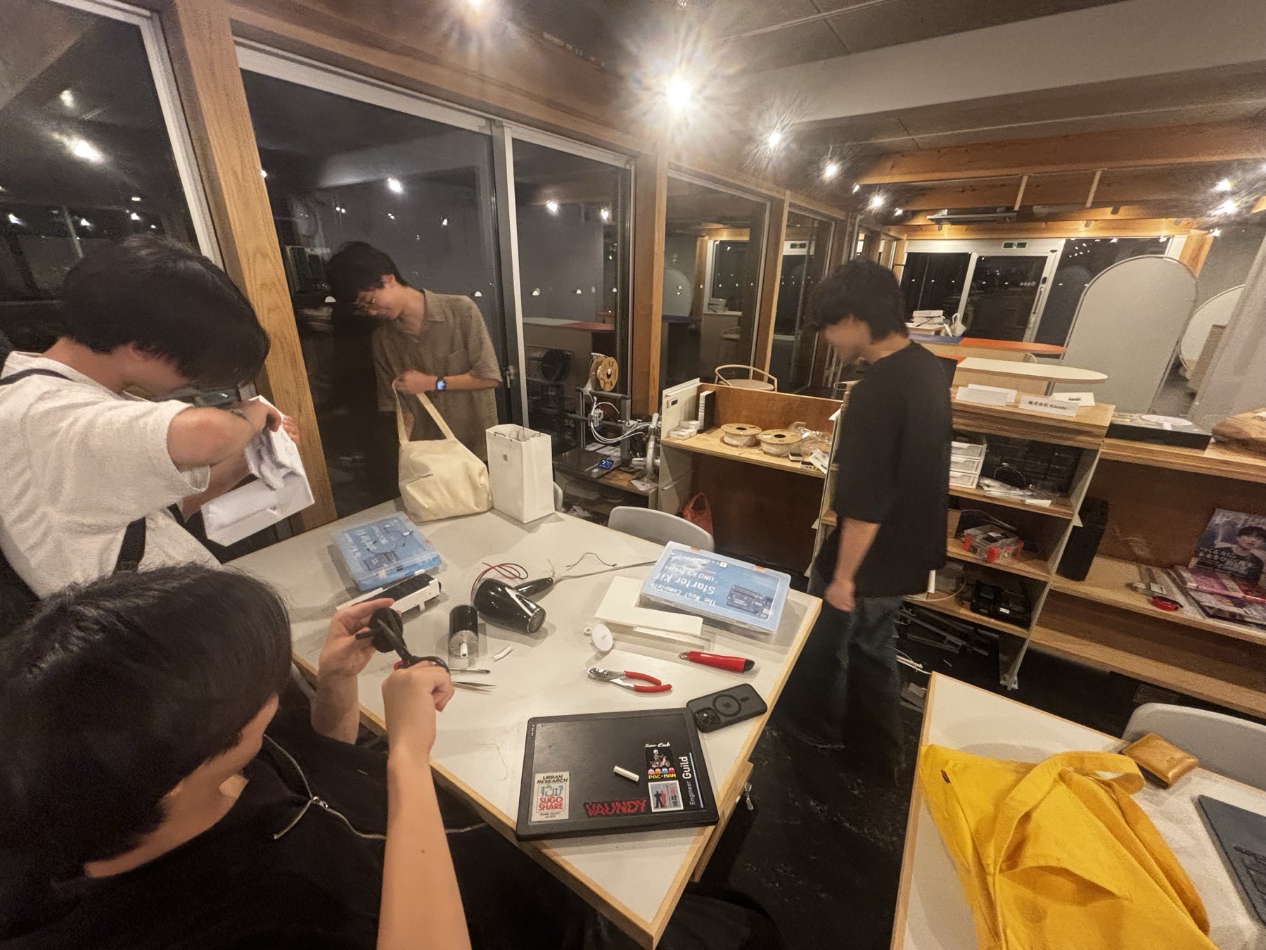 社内の写真